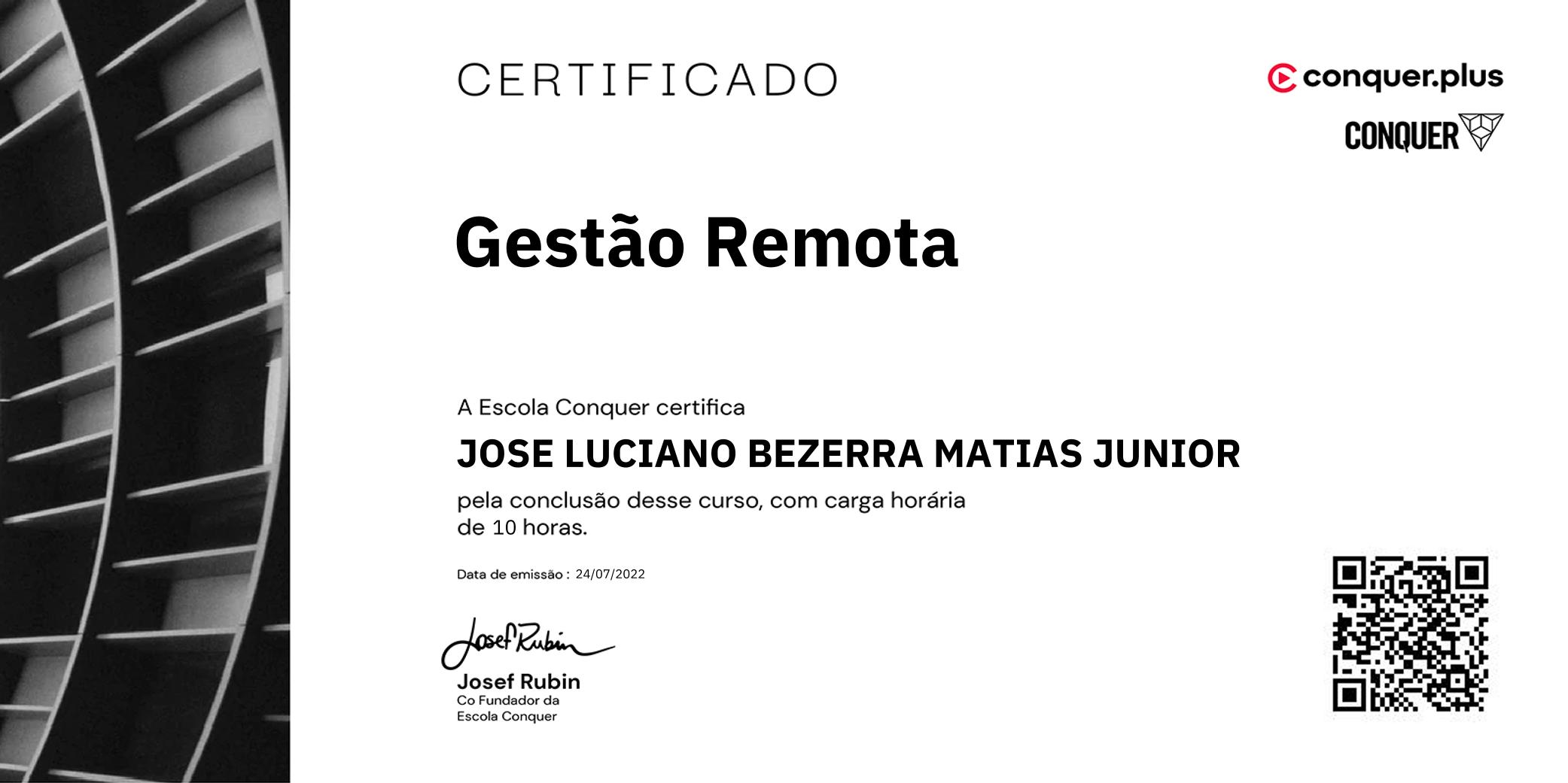 Certificado de Gestão Remota